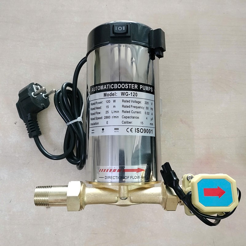 Máy bơm tăng áp 150W tự động ngắt, hỗ trợ các hệ thống rửa xe cho xe ô tô mini giá rẻ.