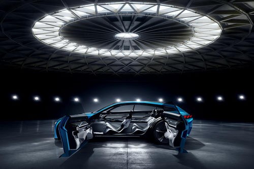 Công nghệ tự lái và ghế ngồi điều chỉnh trên Peugeot Instinct Concept