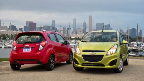 Hình ảnh xe Chevrolet Spark cũ bền bỉ