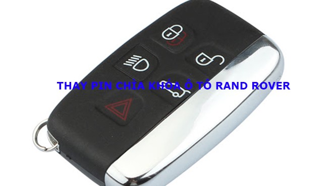 Mẫu chìa khóa xe Land Rover và quy trình thay thế pin chuẩn