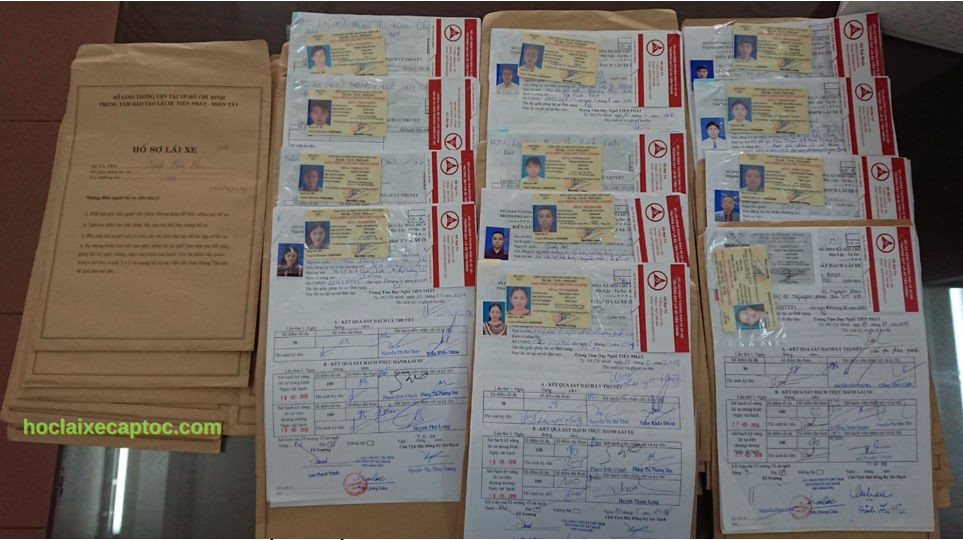 quy trình hoàn thiện hồ sơ đăng ký học lái xe ô tô