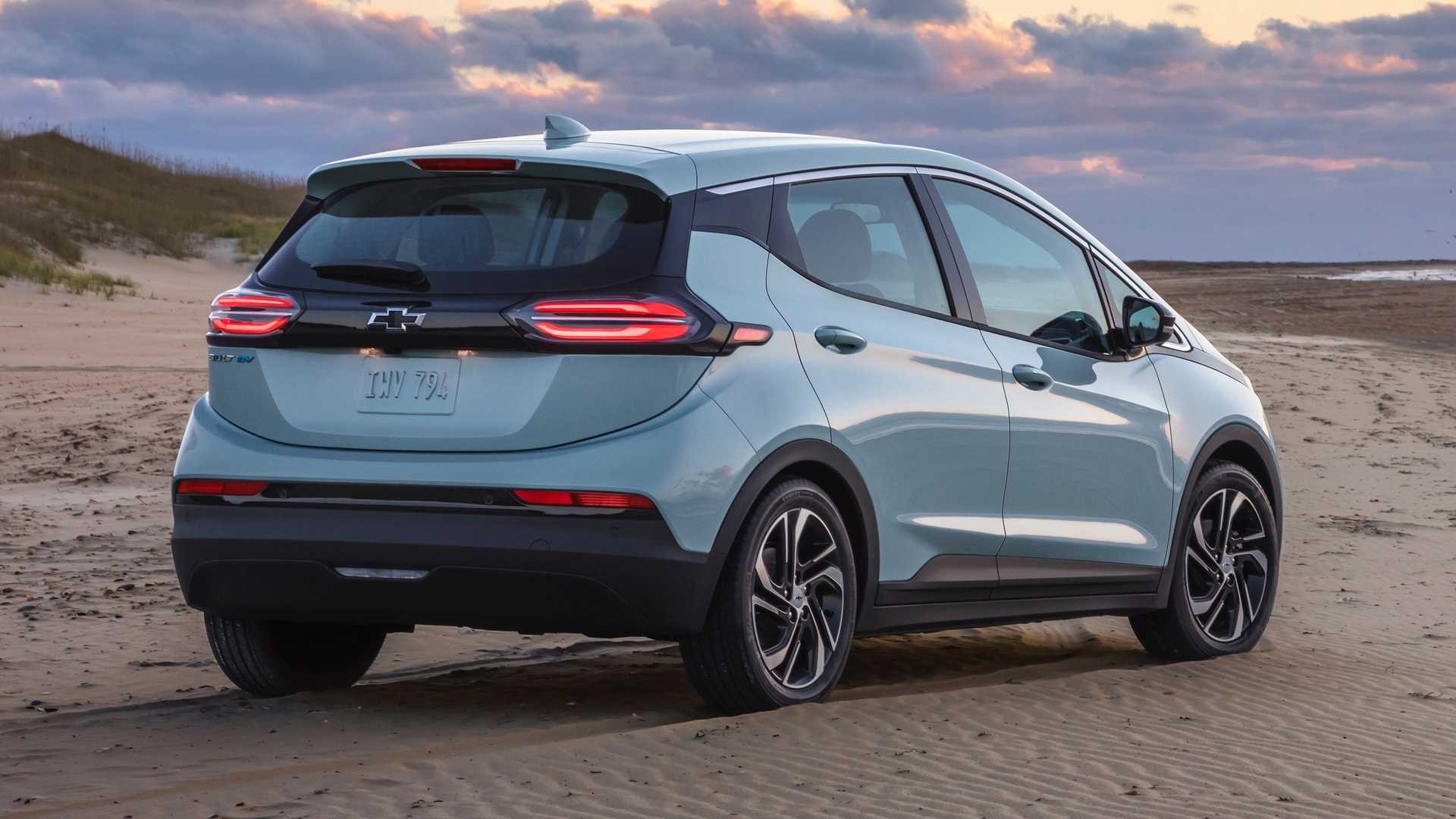 Thiết kế ngoại thất của Chevrolet Bolt EV 2022, duy trì sự hấp dẫn trong phân khúc xe điện.