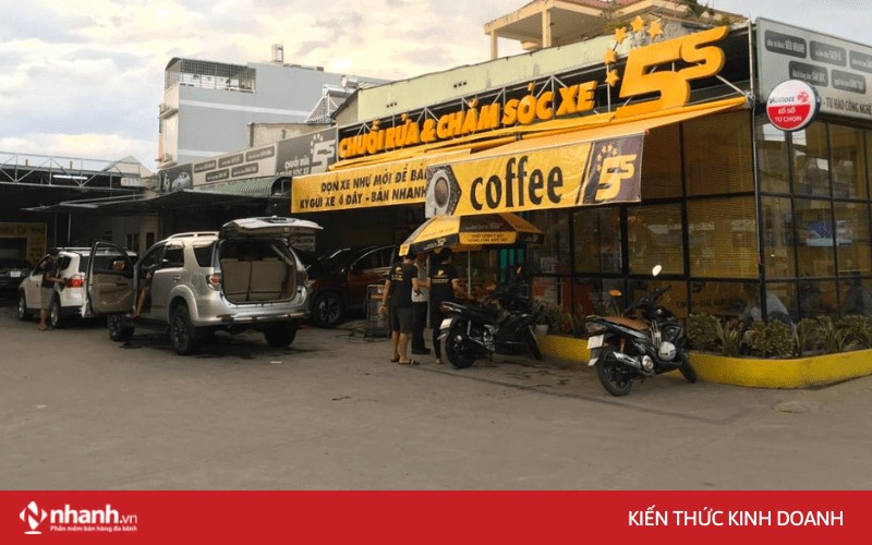 Phát triển mô hình cửa hàng rửa xe ô tô kết hợp quán cà phê độc đáo