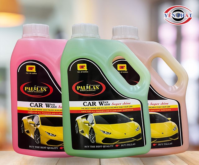 Nước rửa xe Pallas đánh bóng và bảo vệ sơn xe ô tô hiện nay