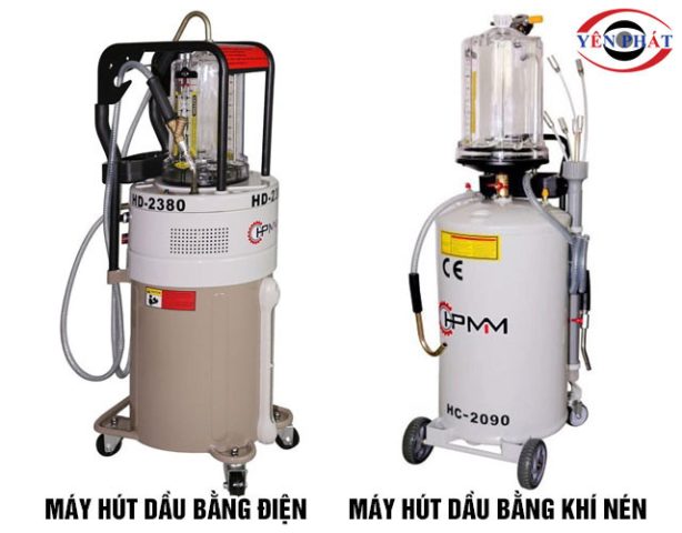 Các loại máy hút nhớt xe ô tô phổ biến trên thị trường