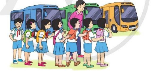 Hình ảnh một chiếc xe buýt trường học hoặc xe khách lớn, trực tiếp minh họa cho chủ đề xe ô tô 40 chỗ và vai trò của nó trong việc vận chuyển học sinh, du khách hoặc các đoàn thể
