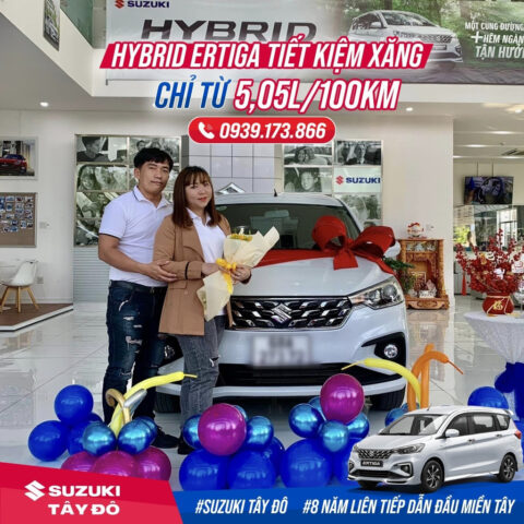 Suzuki Ertiga Hybrid là lựa chọn kinh tế hàng đầu trong phân khúc MPV