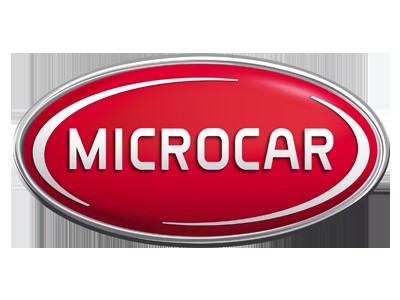 Logo Microcar, chuyên sản xuất xe ô tô siêu nhỏ tiện lợi của Pháp.