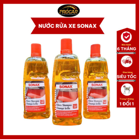 Hình ảnh chai dung dịch rửa xe Sonax chuyên dụng cho ô tô, xe máy