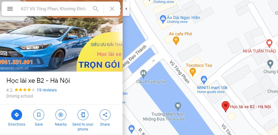 Không gian văn phòng hỗ trợ nộp hồ sơ thi bằng lái ô tô