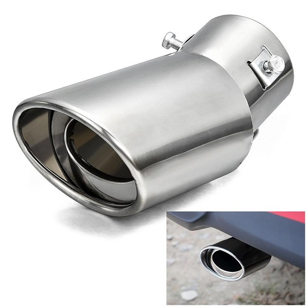 Chi tiết chụp ống xả xe ô tô inox sáng bóng, tăng vẻ sang trọng và bảo vệ cho hệ thống xả.