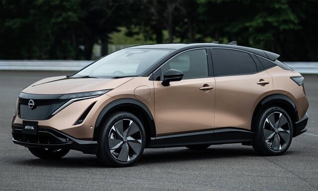 Mẫu SUV điện Nissan Ariya với thiết kế ngoại thất tinh tế, thông tin cập nhật trong bảng giá xe ô tô Nissan mới nhất