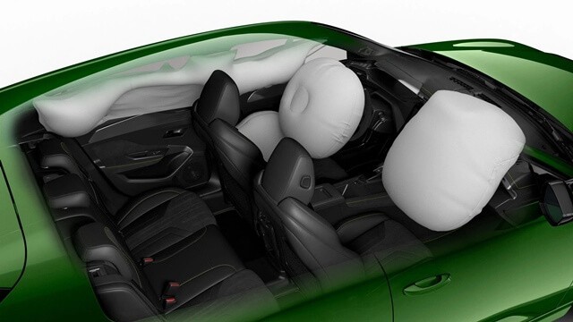 Hệ thống túi khí an toàn và các cảm biến trên Peugeot 308 2025, đảm bảo an toàn tối đa cho hành khách