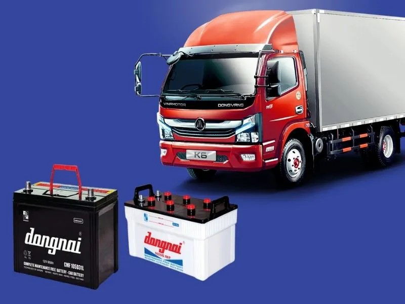 Vị trí ắc quy trong khoang động cơ xe ô tô