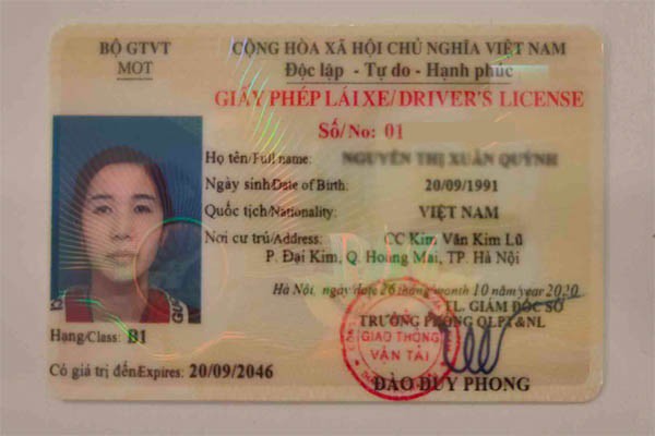 Hồ sơ thi lấy bằng lái ô tô B1
