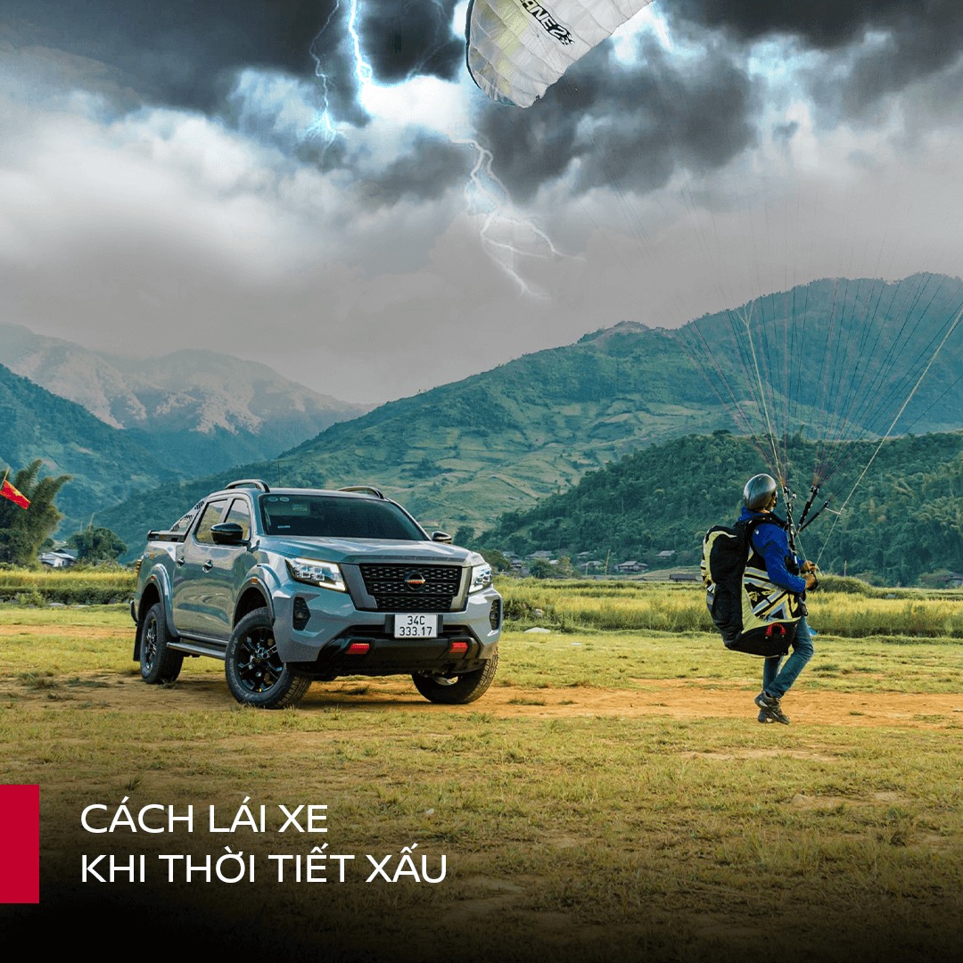 Lái xe ô tô trong điều kiện thời tiết xấu