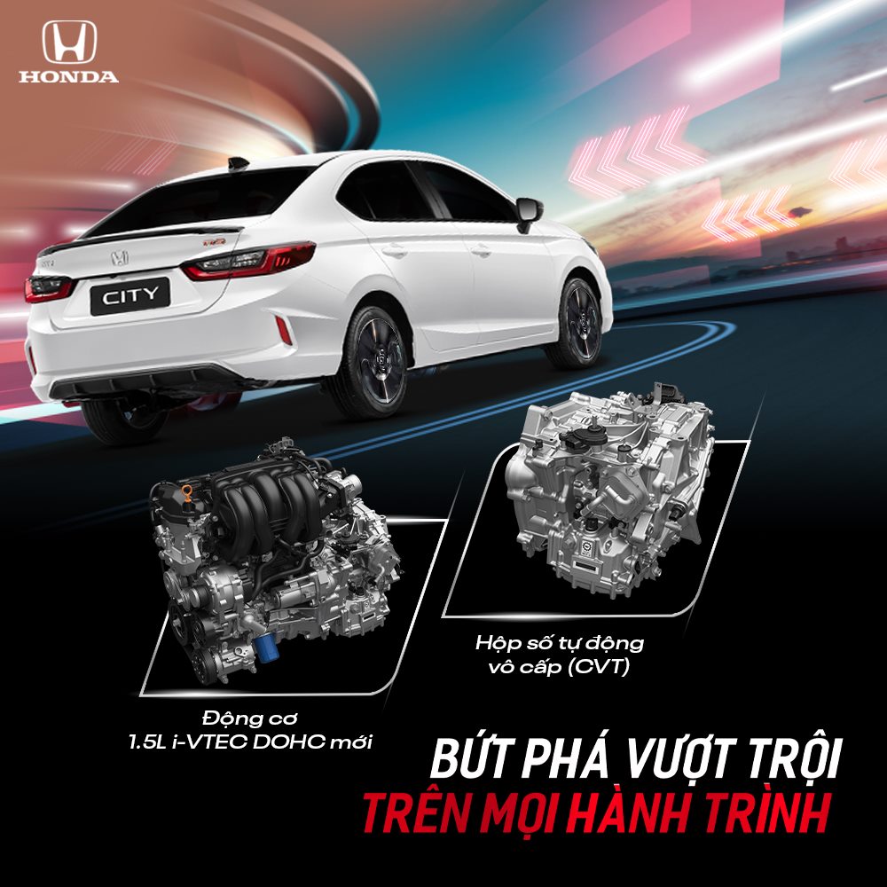 Xe ô tô vận hành trên đường đèo dốc, tối ưu khả năng của hộp số vô cấp để mang lại cảm giác lái thể thao