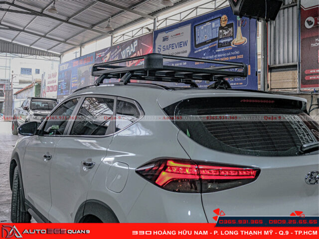 Độ baga nóc cho xe ô tô Hyundai Tucson giúp tăng tính thẩm mỹ cho xe