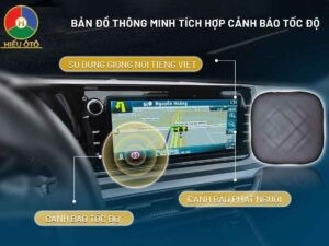 Bản đồ dẫn đường chính xác trên Android Box cho xe ô tô Pajero Sport