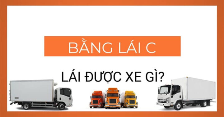 Bằng C lái được xe gì