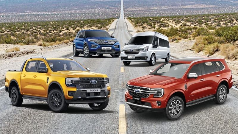 Bảng giá các dòng xe Ford 2024 tại Việt Nam, cập nhật 2025