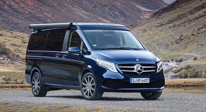 Xe van hạng sang Mercedes-Benz V-Class tiện nghi