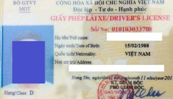 Học bằng phổ thông xe ô tô hạng D cho xe khách