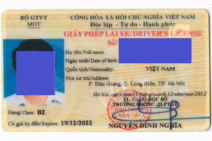 Bằng lái xe ô tô phổ thông hạng B2