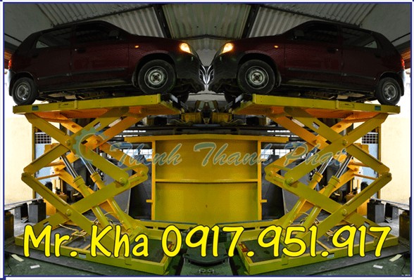 Chi tiết bộ phận thủy lực trên bàn nâng xe ô tô hiện đại