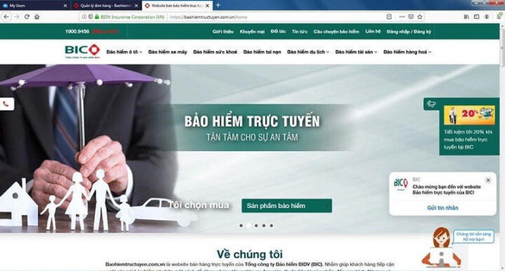 Bạn có thể đăng ký mua bảo hiểm BIDV trực tuyến tại website để tiết kiệm thời gian