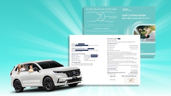 Quy trình bồi thường bảo hiểm vật chất xe ô tô Camry