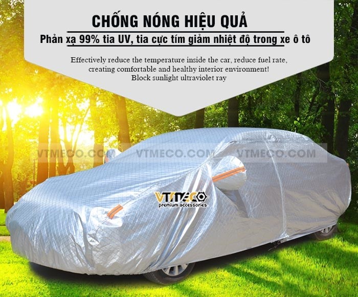 Chất liệu cao cấp của bạt phủ xe ô tô Toyota Camry