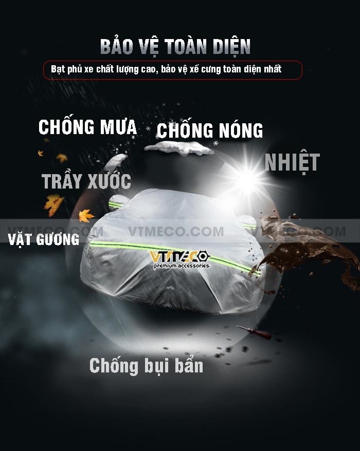 lợi ích sử dụng bạt phủ xe ô tô