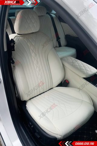 Bọc ghế da ô tô may mẫu Maybach hình 05