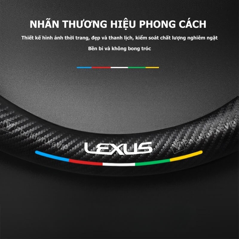 Thiết kế bọc da vô lăng xe ô tô thời trang, tinh tế, không bong tróc, bền đẹp với thời gian