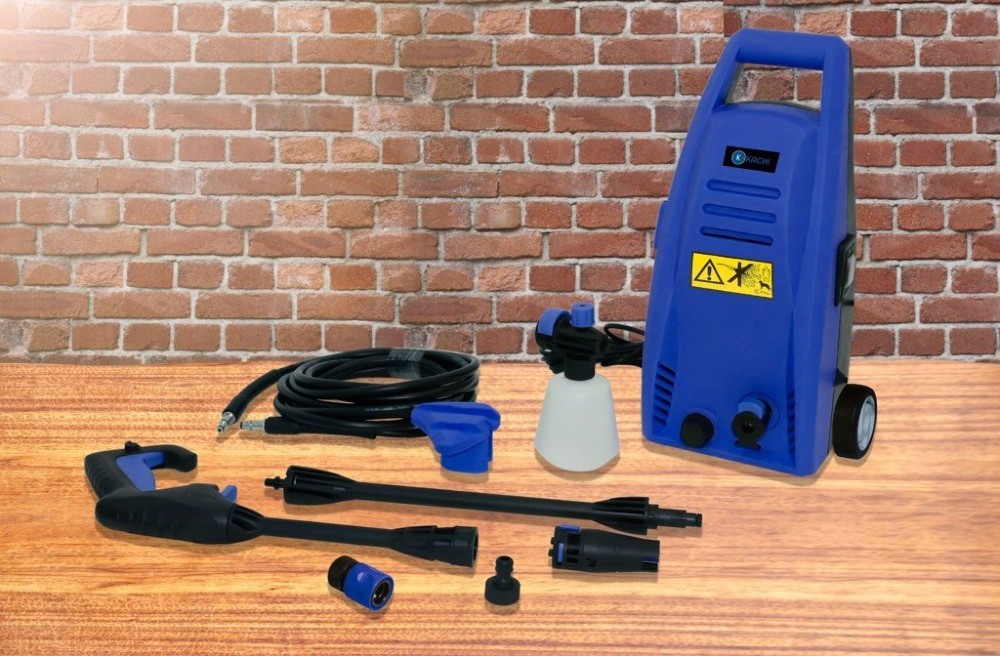 Máy bơm tăng áp rửa xe ô tô Kachi MK192