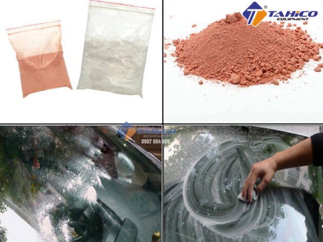 Quy trình sử dụng bột đánh bóng xe ô tô hiệu quả trên bề mặt kính.