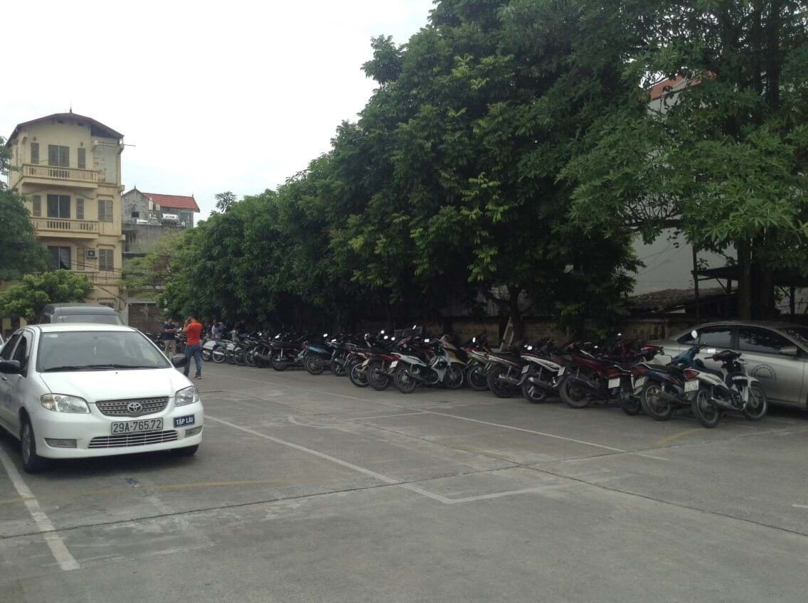Sân tập lái xe ô tô tiêu chuẩn để thi bằng lái xe