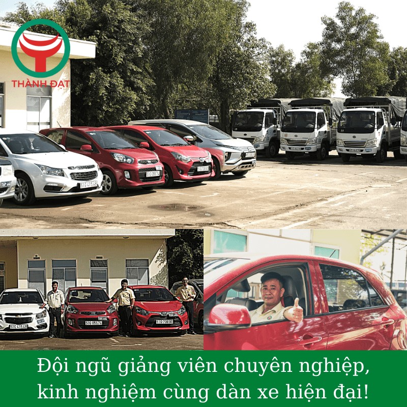 Đội ngũ giảng viên chuyên nghiệp và dàn xe hiện đại tại trung tâm bổ túc lái xe