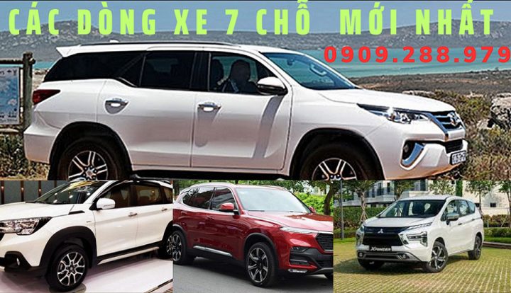 Các mẫu xe ô tô 7 chỗ đời mới nhất phục vụ nhu cầu thuê xe tại Quảng Bình