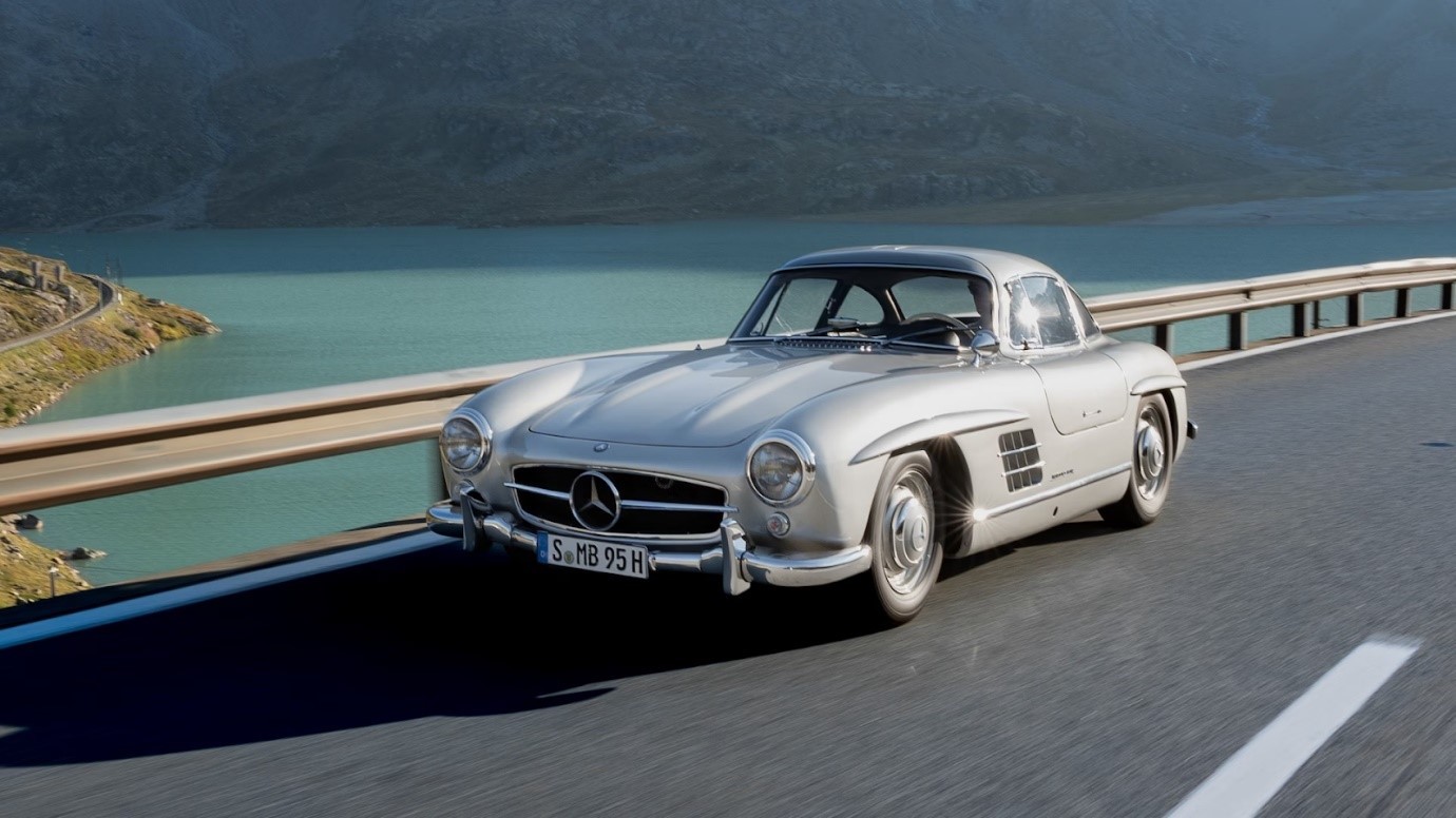Mercedes-Benz 300SL Gullwing, một trong các dòng xe ô tô cổ điển siêu xe đầu tiên