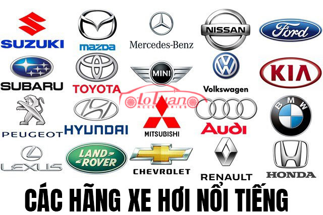 cac hang xe hoi noi tieng