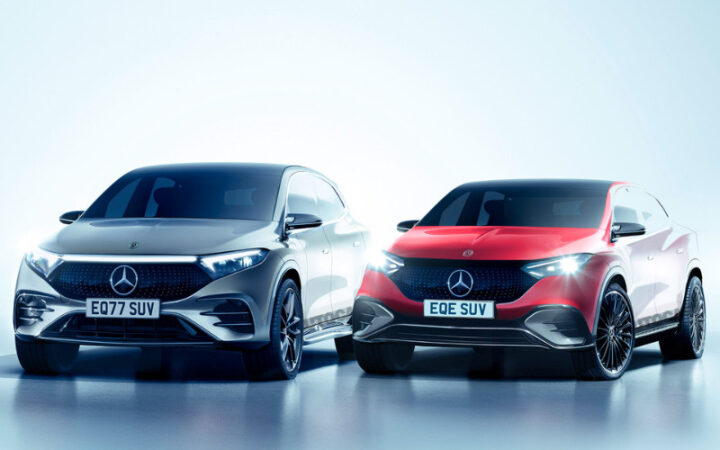 Hai mẫu xe ô tô điện Mercedes-Benz EQC và EQS tiên phong trong số các hãng xe ô tô Mercedes chạy điện.