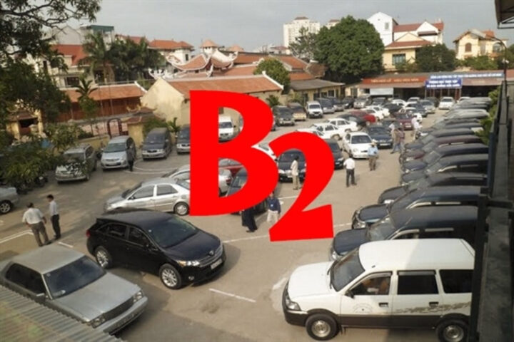 Các loại xe bằng B2