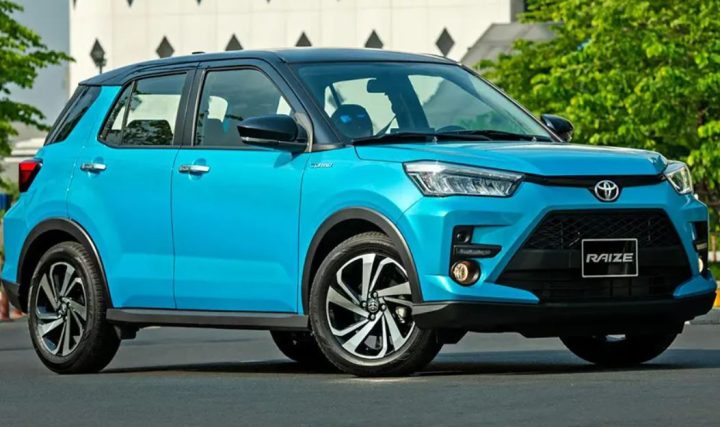 Hình ảnh xe ô tô 4 chỗ nhỏ gọn Toyota Raize, mẫu SUV đô thị được ưa chuộng