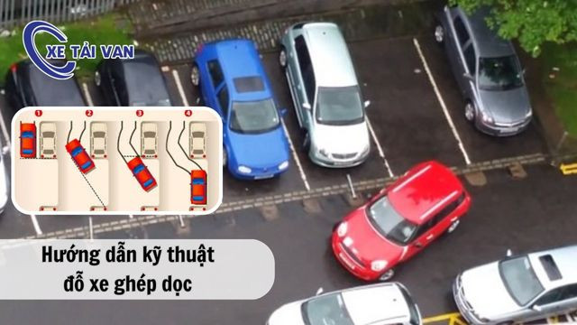 Các bước thực hiện kỹ thuật đỗ xe ô tô tải ghép dọc