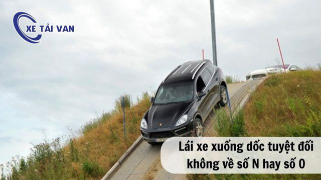 Nguy hiểm khi để số N lúc lái xe ô tô tải xuống dốc
