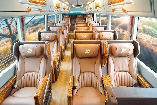 Thiết kế nội thất của xe ô tô Limousine DCar Hạng Thương Gia