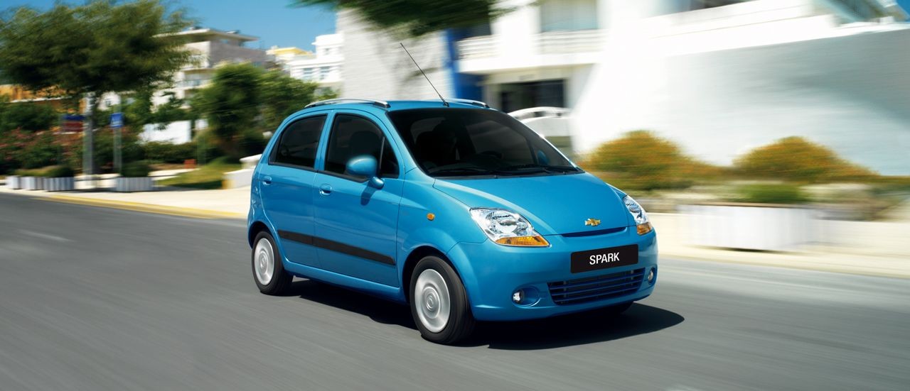 Xe ô tô 2 mini Chevrolet Spark Van