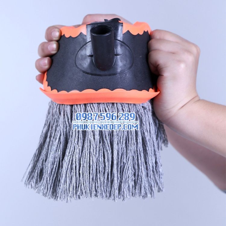 Đầu chổi rửa xe ô tô cán dài thấm hút tốt dung dịch vệ sinh